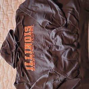 Men's Illinois Fighting Illini Hoodie, Size 2X